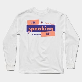 I'm Speaking Shirt, Kamala Harris Shirt, Woman Power, 2020 Election Shirts, Democrat Shirt, Women's March, Woman Up, Joe Biden 2020 Long Sleeve T-Shirt